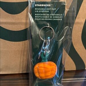 Starbucks Pumpkin Lid Stopper 🎃